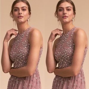 Anthropologie x BHLDN Ginny Wedding Dress Rose